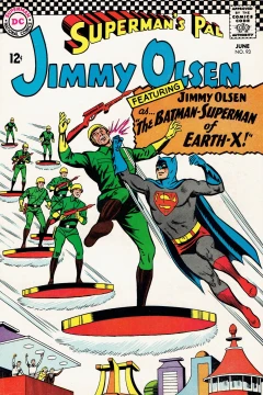 The Batman-Superman of Earth-X! / Sergeant Olsen... Toughest Man in the Marines!