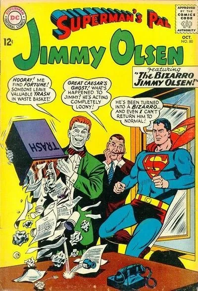 Cover of The Bizarro Jimmy Olsen! / Jimmy Olsen's Double-Trouble!
