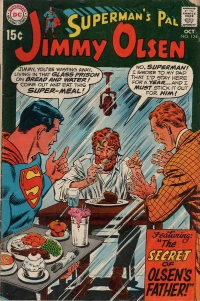 Cover of The Secret of Jimmy's Lost Father! ; Jimmy Olsen's Girl Trouble!