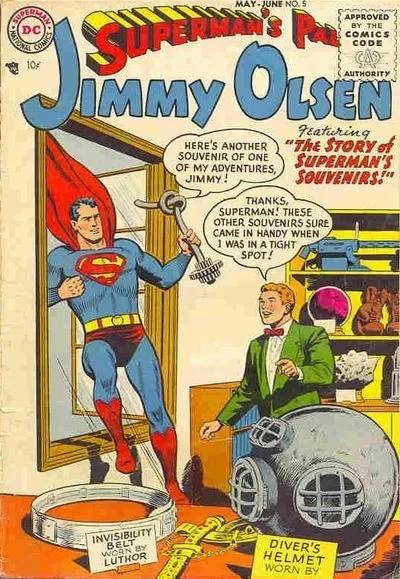 Cover of The Story of Superman's Souvenirs!