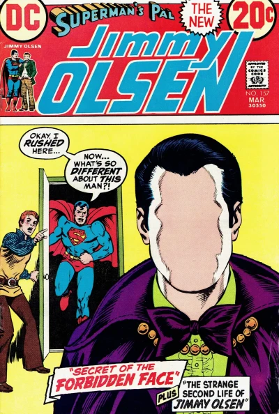 Cover of The Strange, Second Life of Jimmy Olsen; Secret of the Forbidden Face