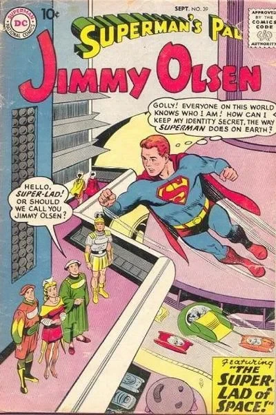 Cover of The Super-Lad of Space!