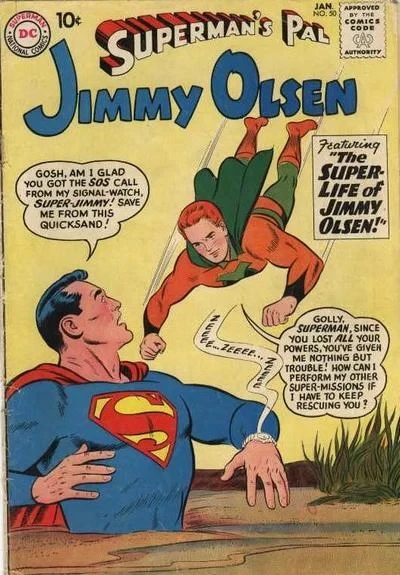 Cover of The Super-Life of Jimmy Olsen!
