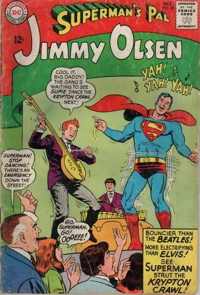 Cover of The Swinging Superman! : See Superman Strut the Krypton Crawl!