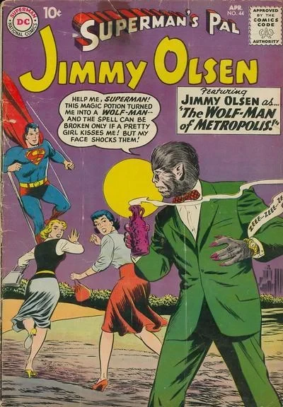 Cover of The Wolf-Man of Metropolis!