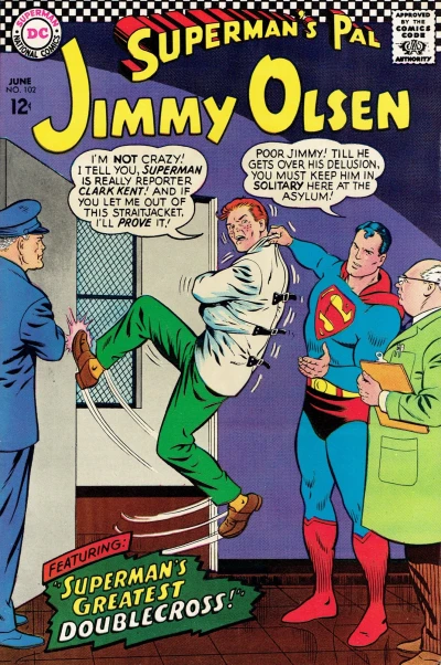Cover of Superman's Greatest Double-Cross! / Jimmy Olsen - - Campus Hero!