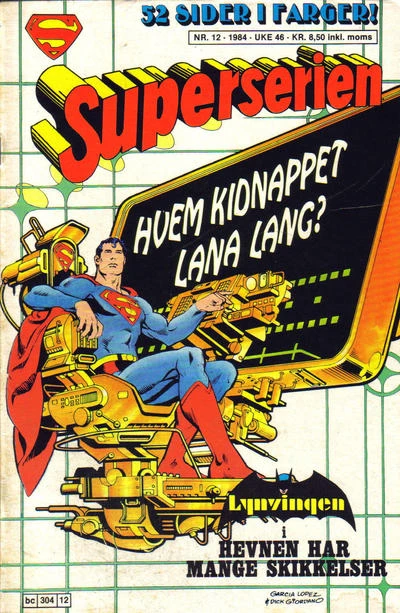 Cover of Hvem Kidnappet Lana Lang?