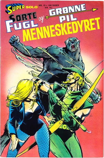 Cover of Sorte Fugl og Grønne Pil: Menneskedyret