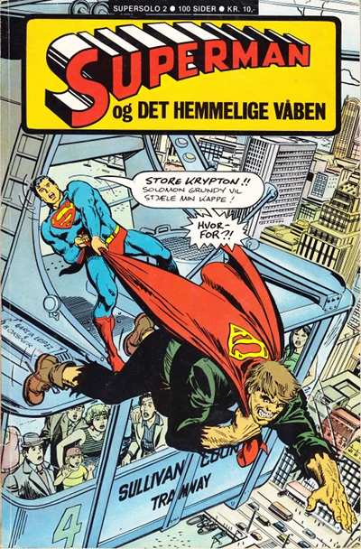 Cover of Superman og det hemmelige våben