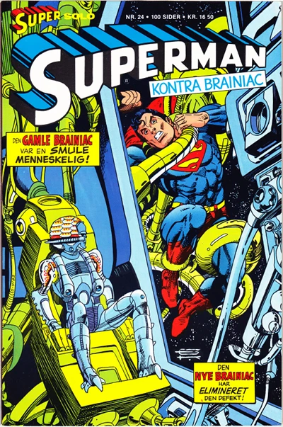 Cover of Superman kontra Brainiac