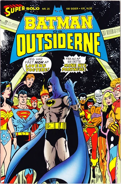 Cover of Batman og Outsiderne