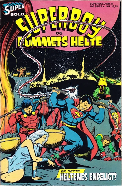 Cover of Superboy og Rummets Helte