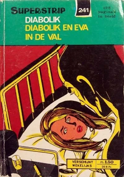 Cover of Diabolik en Eva in de Val