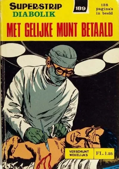 Cover of Diabolik: Met Gelijke Munt Betaald