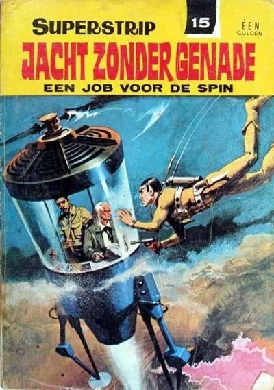 Cover of Jacht Zonder Genade een Job Voor de Spin