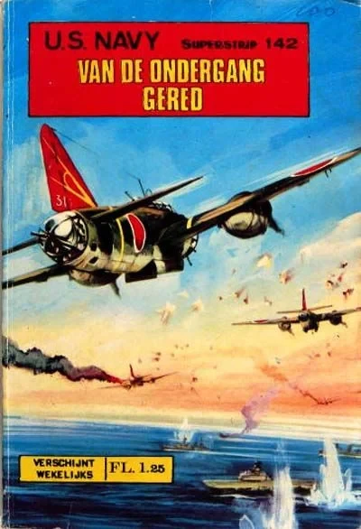 Cover of U.S. Navy: Van de Ondergang Gered