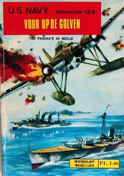 Cover of U.S. Navy: Vuur op de Golven