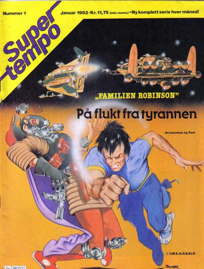 Cover of "Familien Robinson" : Pa flukt fra tyrannen