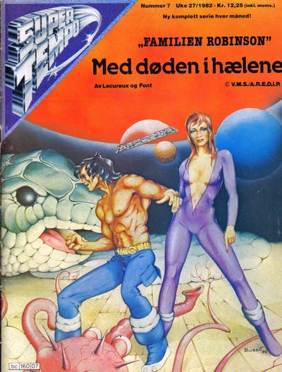 Cover of Familien Robinson: Med doden i Haelene