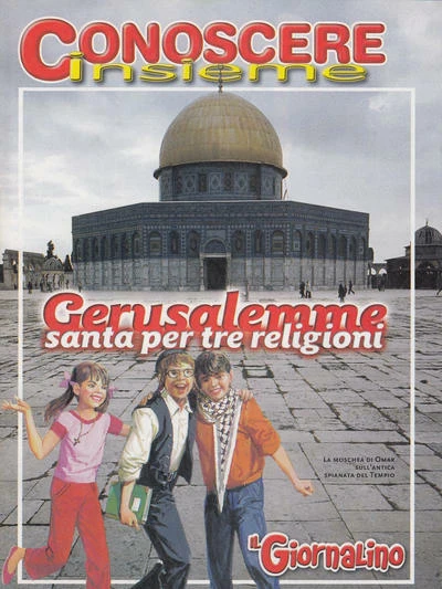 Cover of Conoscere Insieme - Gerusalemme santa per tre religioni