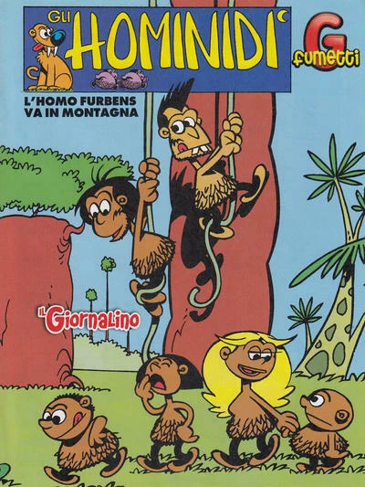 Cover of G Fumetti - Gli Hominidi L' Homo furbens va in montagna