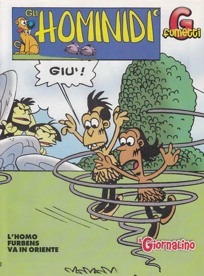 Cover of G Fumetti - Gli Hominidi L' Homo furbens va in Oriente