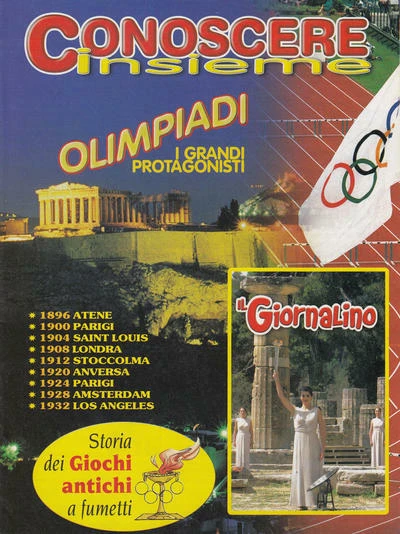 Cover of Conoscere Insieme - Olimpiadi I grandi protagonisti 1