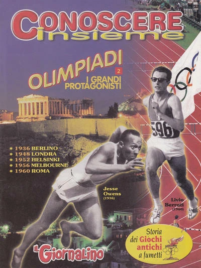Cover of Conoscere Insieme - Olimpiadi I grandi protagonisti 2