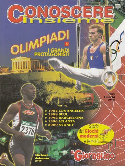 Cover of Conoscere Insieme - Olimpiadi I grandi protagonisti 4