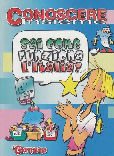 Cover of Conoscere Insieme - Sai come funziona l'Italia?