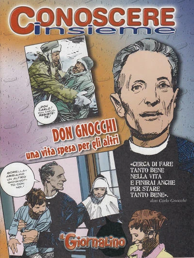 Cover of Conoscere Insieme - Don Gnocchi una vita spesa per gli altri