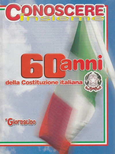 Cover of Conoscere Insieme - 60 anni della Costituzione italiana