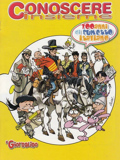 Cover of Conoscere Insieme - 100 anni di fumetto italiano