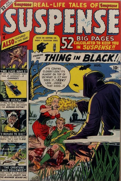 Cover of The Thing in Black!