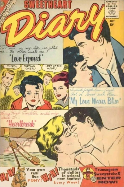 Cover of Love Exposed, My Love Wears Blue, Heartbreak