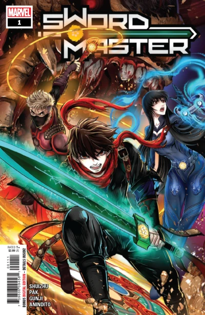 Cover of Sword In the Tomb; Sword Master & Shang-Chi: Master Class Part One