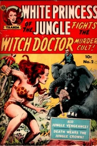 Fights the Witchdoctor Murder Cult!