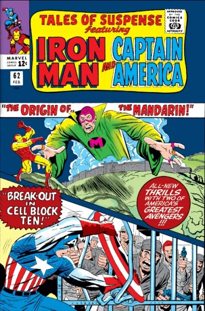 Cover of The Origin Of The Mandarin!; Break-Out in Cell Block 10!