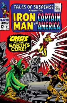 Cover of Crisis...At the Earth's Core!/ Wanted: Captain America