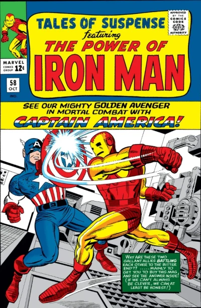 Cover of In Mortal Combat with Captain America