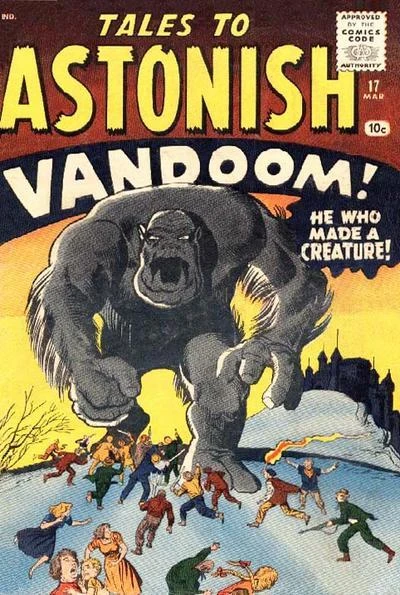 Cover of Vandoom, The Man Who Made A Creature!