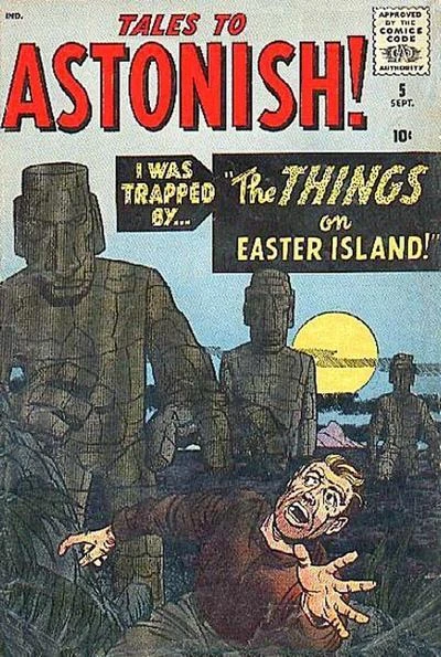 Cover of I Was Trapped By The Things On Easter Island!