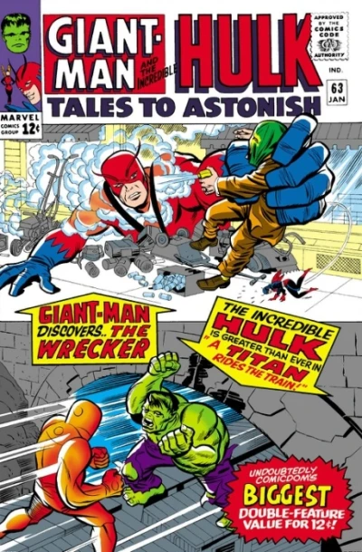 Cover of The Gangsters And The Giant/A Titan Rides the Train