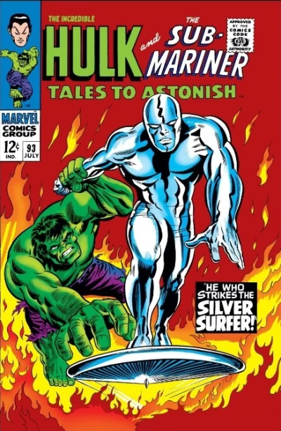 Cover of The Monarch And The Monster; He Who Strikes The Silver Surfer