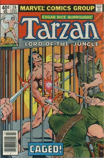 Cover of Tarzan Caged!