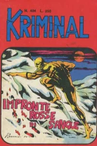 Impronte rosse di sangue