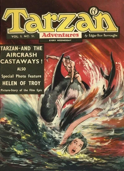 Cover of Tarzan and the Aircrash Castaways