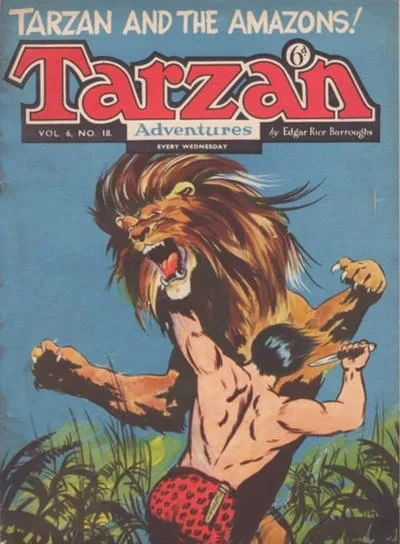 Cover of Tarzan and the Amazons!