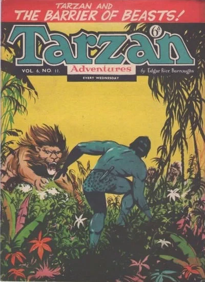Cover of Tarzan and the Barrier of Beasts