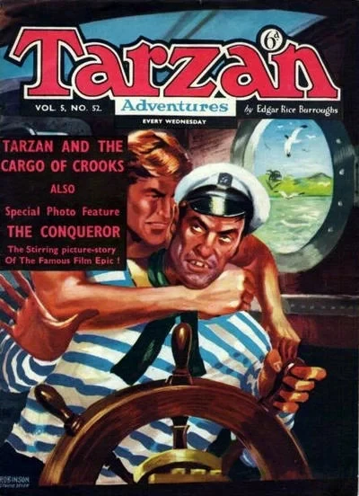 Cover of Tarzan and the Cargo of the Crooks ; The Conqueror